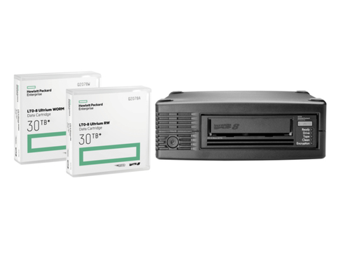 Bild von Hewlett Packard Enterprise LTO-8 Ultrium 30TB RW Data Cartridge Leeres Datenband 12000 GB 1,27 cm