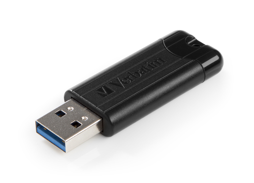 Bild von Verbatim PinStripe 3.0 - USB 3.0-Stick 256GB  - Schwarz