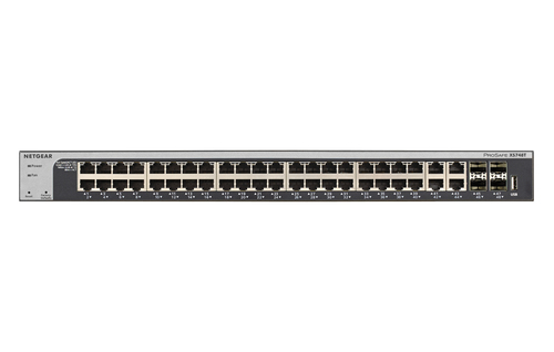 Bild von NETGEAR XS748T-100NES Netzwerk-Switch Managed L2+/L3 10G Ethernet (100/1000/10000) Schwarz