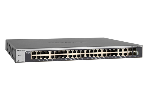 Bild von NETGEAR XS748T-100NES Netzwerk-Switch Managed L2+/L3 10G Ethernet (100/1000/10000) Schwarz