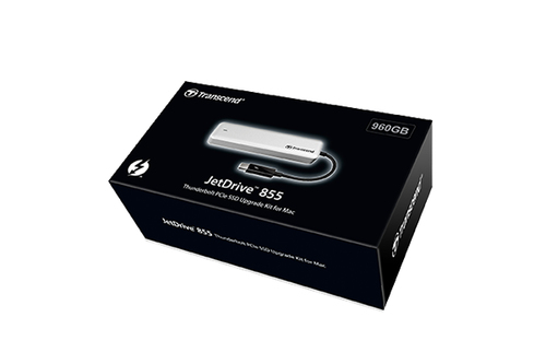 Bild von Transcend JetDrive 855 Thunderbolt-Technologie 480 GB Silber