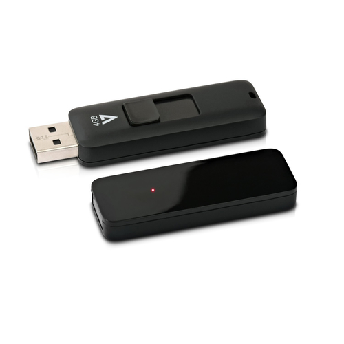 Bild von V7 VF24GAR-3E USB-Stick 4 GB USB Typ-A 2.0 Schwarz