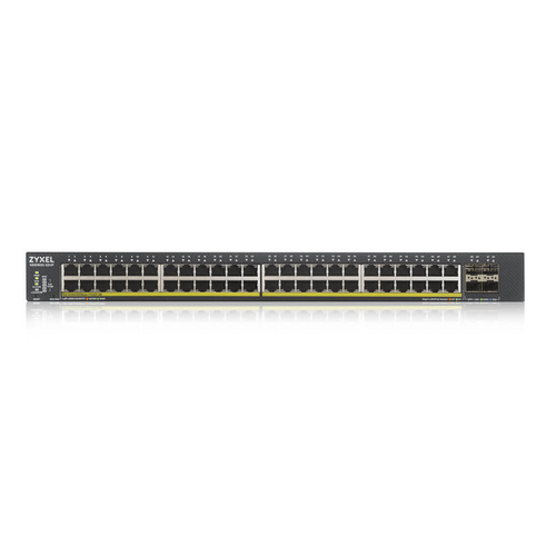 Bild von Zyxel XGS1930-52HP Managed L3 Gigabit Ethernet (10/100/1000) Power over Ethernet (PoE) Schwarz