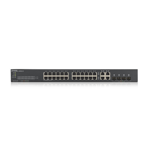 Bild von Zyxel GS1920-24V2 Managed Gigabit Ethernet (10/100/1000) Schwarz