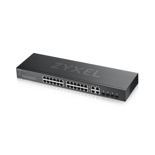 Bild von Zyxel GS1920-24V2 Managed Gigabit Ethernet (10/100/1000) Schwarz