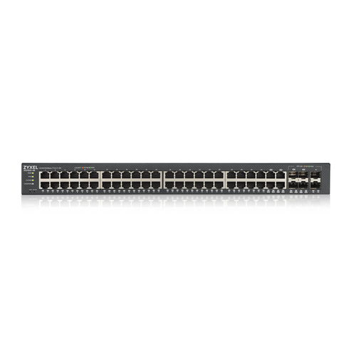 Bild von Zyxel GS1920-48V2 Managed Gigabit Ethernet (10/100/1000) Schwarz