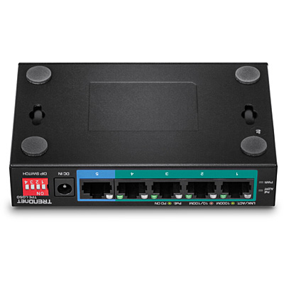 Bild von Trendnet TPE-LG50 Netzwerk-Switch Unmanaged Gigabit Ethernet (10/100/1000) Power over Ethernet (PoE) Schwarz