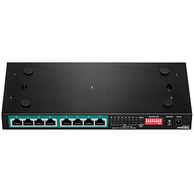 Bild von Trendnet TPE-LG80 Netzwerk-Switch Unmanaged Gigabit Ethernet (10/100/1000) Power over Ethernet (PoE) Schwarz