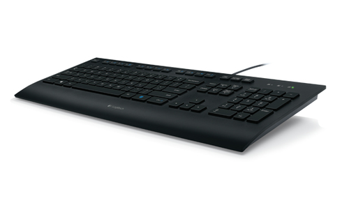 Bild von Logitech K280E Pro f/ Business Tastatur Büro USB QWERTZ Schweiz Schwarz