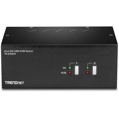 Bild von Trendnet TK-232DV Tastatur/Video/Maus (KVM)-Switch