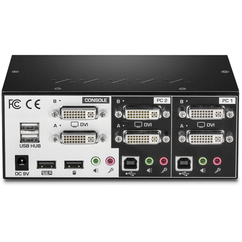 Bild von Trendnet TK-232DV Tastatur/Video/Maus (KVM)-Switch