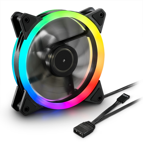 Bild von Sharkoon SHARK Blades RGB Computergehäuse Ventilator 12 cm