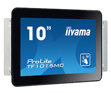 Bild von iiyama TF1015MC-B2 Computerbildschirm 25,6 cm (10.1 Zoll) 1280 x 800 Pixel WXGA LED Touchscreen Schwarz