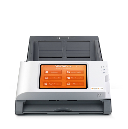 Bild von Plustek eScan A280 Enterprise ADF-Scanner 600 x 600 DPI A4 Schwarz, Weiß