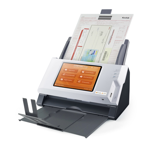 Bild von Plustek eScan A280 Enterprise ADF-Scanner 600 x 600 DPI A4 Schwarz, Weiß