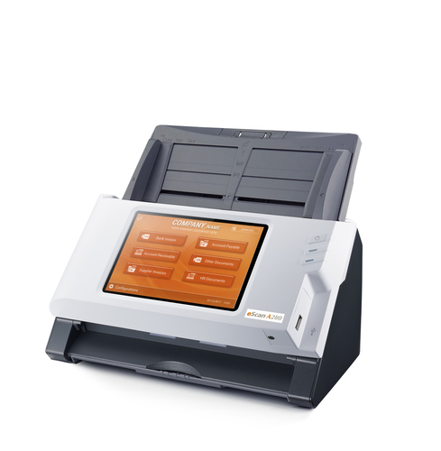 Bild von Plustek eScan A280 Enterprise ADF-Scanner 600 x 600 DPI A4 Schwarz, Weiß