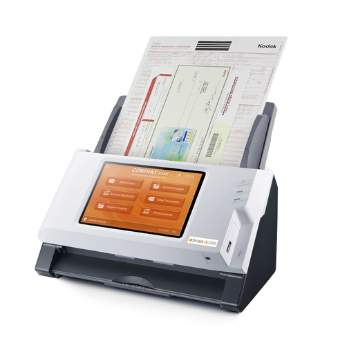 Bild von Plustek eScan A280 Enterprise ADF-Scanner 600 x 600 DPI A4 Schwarz, Weiß