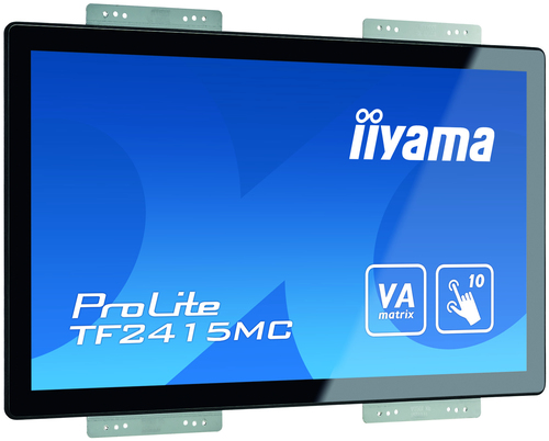 Bild von iiyama ProLite TF2415MC-B2 Computerbildschirm 60,5 cm (23.8 Zoll) 1920 x 1080 Pixel Full HD VA Touchscreen Multi-Nutzer Schwarz