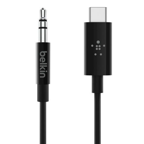 Bild von Belkin RockStar™ 3.5mm Audio Cable with USB-C™ Connector Audio-Kabel USB C Schwarz