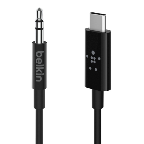 Bild von Belkin RockStar™ 3.5mm Audio Cable with USB-C™ Connector Audio-Kabel USB C Schwarz