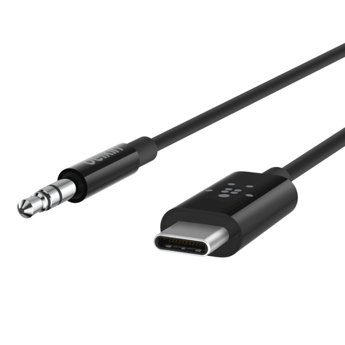 Bild von Belkin RockStar™ 3.5mm Audio Cable with USB-C™ Connector Audio-Kabel USB C Schwarz