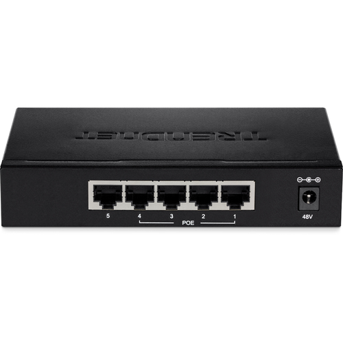 Bild von Trendnet TPE-TG50ES Netzwerk-Switch Managed Gigabit Ethernet (10/100/1000) Power over Ethernet (PoE) Schwarz