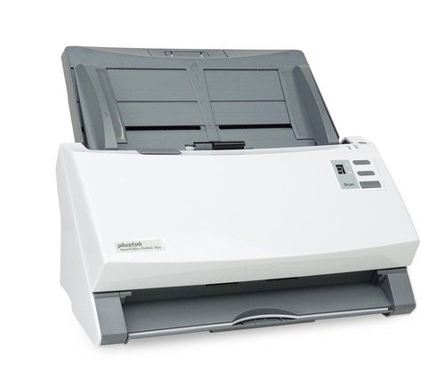 Bild von Plustek SmartOffice PS406U Plus ADF-Scanner 600 x 600 DPI A4 Grau, Weiß