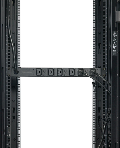 Bild von APC Basic Rack PDU AP7526 Stromverteilereinheit (PDU) 6 AC-Ausgänge 1U Schwarz