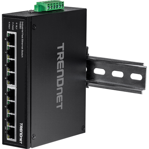 Bild von Trendnet TI-E80 Netzwerk-Switch Unmanaged Fast Ethernet (10/100) Schwarz