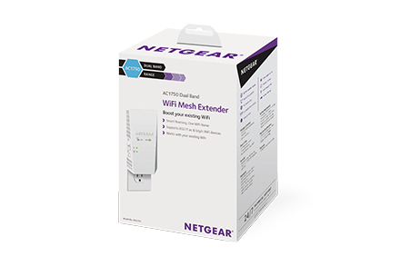 Bild von NETGEAR EX6250 Netzwerk-Repeater Weiß 10, 100, 1000 Mbit/s