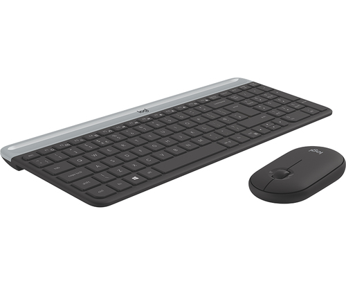 Bild von Logitech MK470 Tastatur Maus enthalten Universal RF Wireless AZERTY Belgisch Graphit