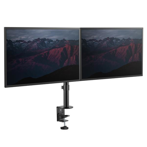 Bild von StarTech.com Doppel Monitorarm zur Tischmontage - Schreibtischklemme - VESA-kompatible Monitorhalterung für bis zu 32-Zoll-Displays - Ergonomischer Gelenkmonitorarm - höhenverstellbar/neigbar/drehbar