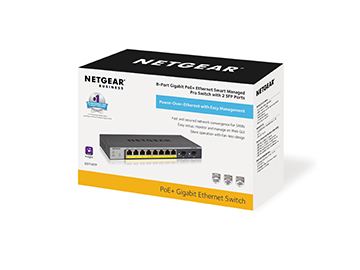 Bild von NETGEAR GS110TP Managed L2/L3/L4 Gigabit Ethernet (10/100/1000) Power over Ethernet (PoE) Grau