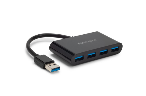 Bild von Kensington UH4000 4 Port Hub, USB 3.0 – schwarz