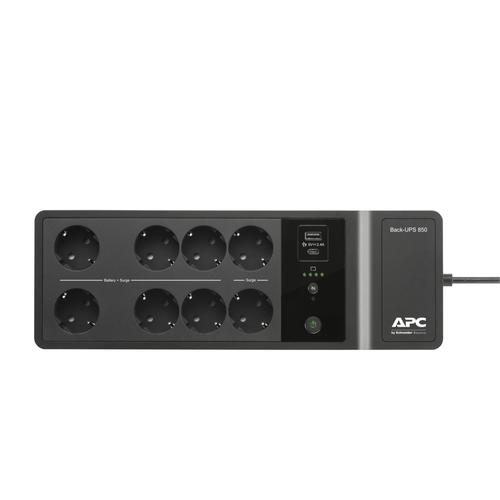 Bild von APC BE850G2-SP Unterbrechungsfreie Stromversorgung (USV) Standby (Offline) 0,85 kVA 520 W 8 AC-Ausgänge