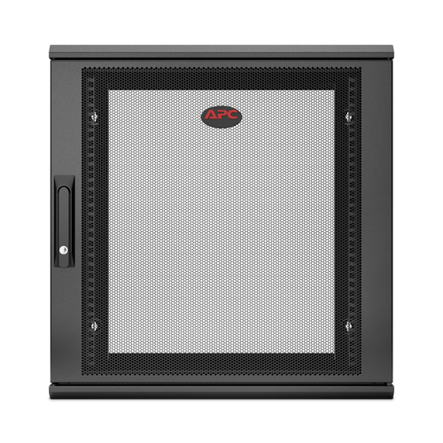 Bild von APC NetShelter WX 12U Single Hinged Wall-mount Enclosure 400mm Deep Wandmontiertes Regal Schwarz