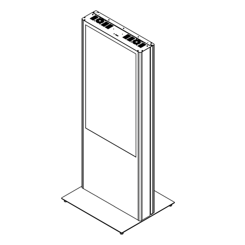 Bild von Hagor vis-it portrait 42-46“ B2B 116,8 cm (46&quot;)