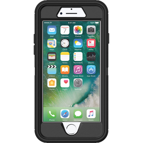 Bild von OtterBox Defender Series für Apple iPhone SE (2nd gen)/8/7, schwarz - Ohne Einzelhandlesverpackung