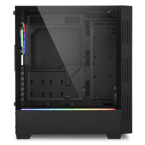 Bild von Sharkoon RGB LIT 200 Midi Tower Schwarz