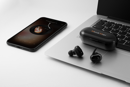 Bild von Technaxx BT-X49 Kopfhörer Kabellos im Ohr Anrufe/Musik Bluetooth Schwarz