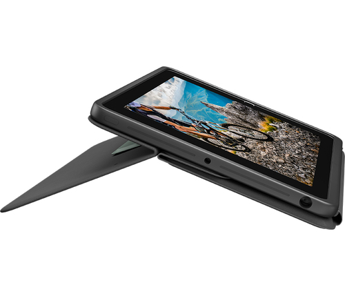 Bild von Logitech Rugged Folio QWERTZ Schweiz Smart Connector Graphit