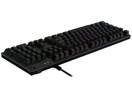 Bild von Logitech G G513 CARBON LIGHTSYNC RGB Mechanical Gaming Keyboard, GX Brown Tastatur USB QWERTY Englisch Karbon