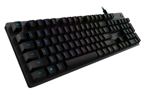 Bild von Logitech G G512 CARBON LIGHTSYNC RGB Mechanical Gaming Keyboard with GX Brown switches Tastatur USB QWERTY Italienisch Karbon