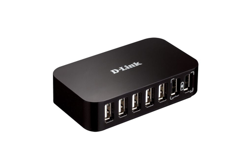 Bild von D-Link DUB-H7 USB 2.0 Type-B 480 Mbit/s Schwarz