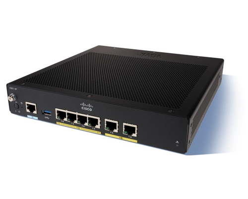 Bild von Cisco C927-4P Kabelrouter Gigabit Ethernet Schwarz