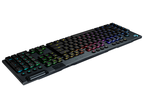 Bild von Logitech G G915 LIGHTSPEED Wireless RGB Mechanical Gaming Keyboard – GL Linear Tastatur RF Wireless + Bluetooth QWERTZ Deutsch Karbon