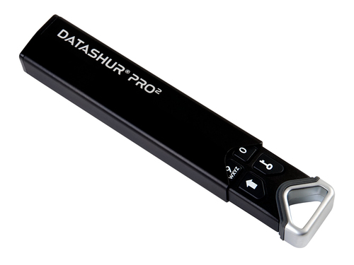 Bild von iStorage datAshur PRO2 USB-Stick 4 GB USB Typ-A 3.2 Gen 1 (3.1 Gen 1) Schwarz