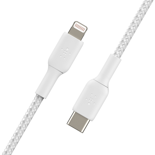 Bild von Belkin CAA004BT2MWH Lightning-Kabel 2 m Weiß