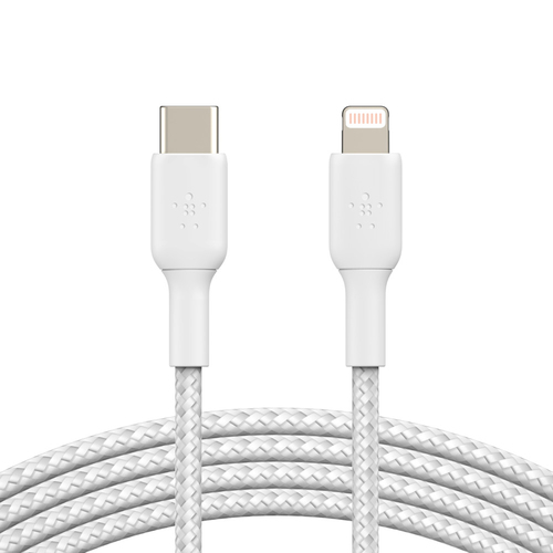 Bild von Belkin CAA004BT2MWH Lightning-Kabel 2 m Weiß