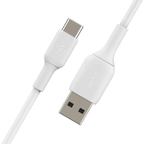 Bild von Belkin CAB001BT2MWH USB Kabel 2 m USB A USB C Weiß